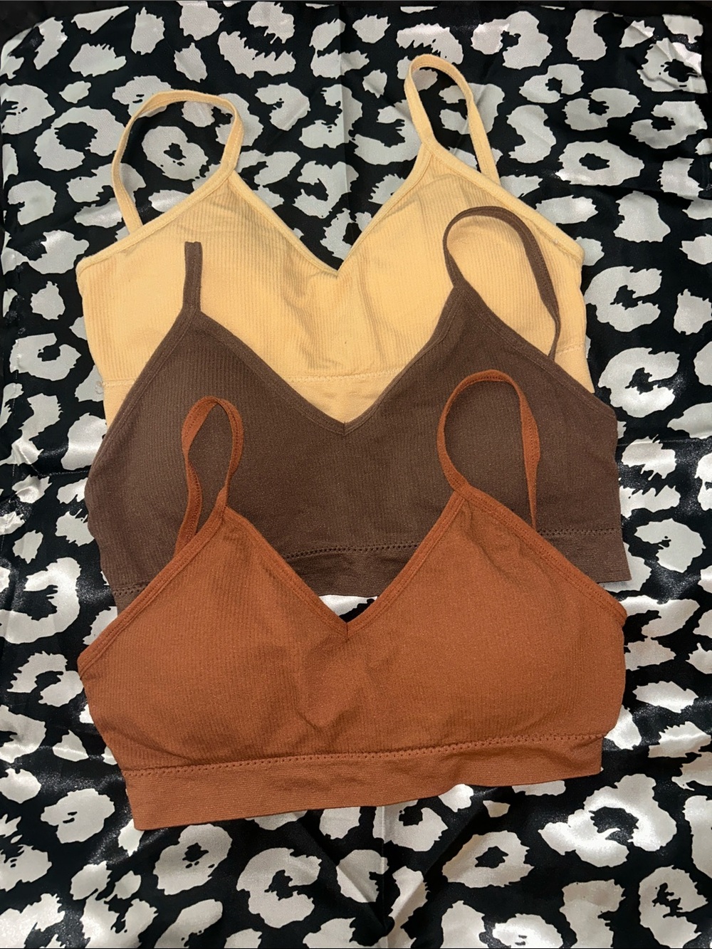 3pk bralettes